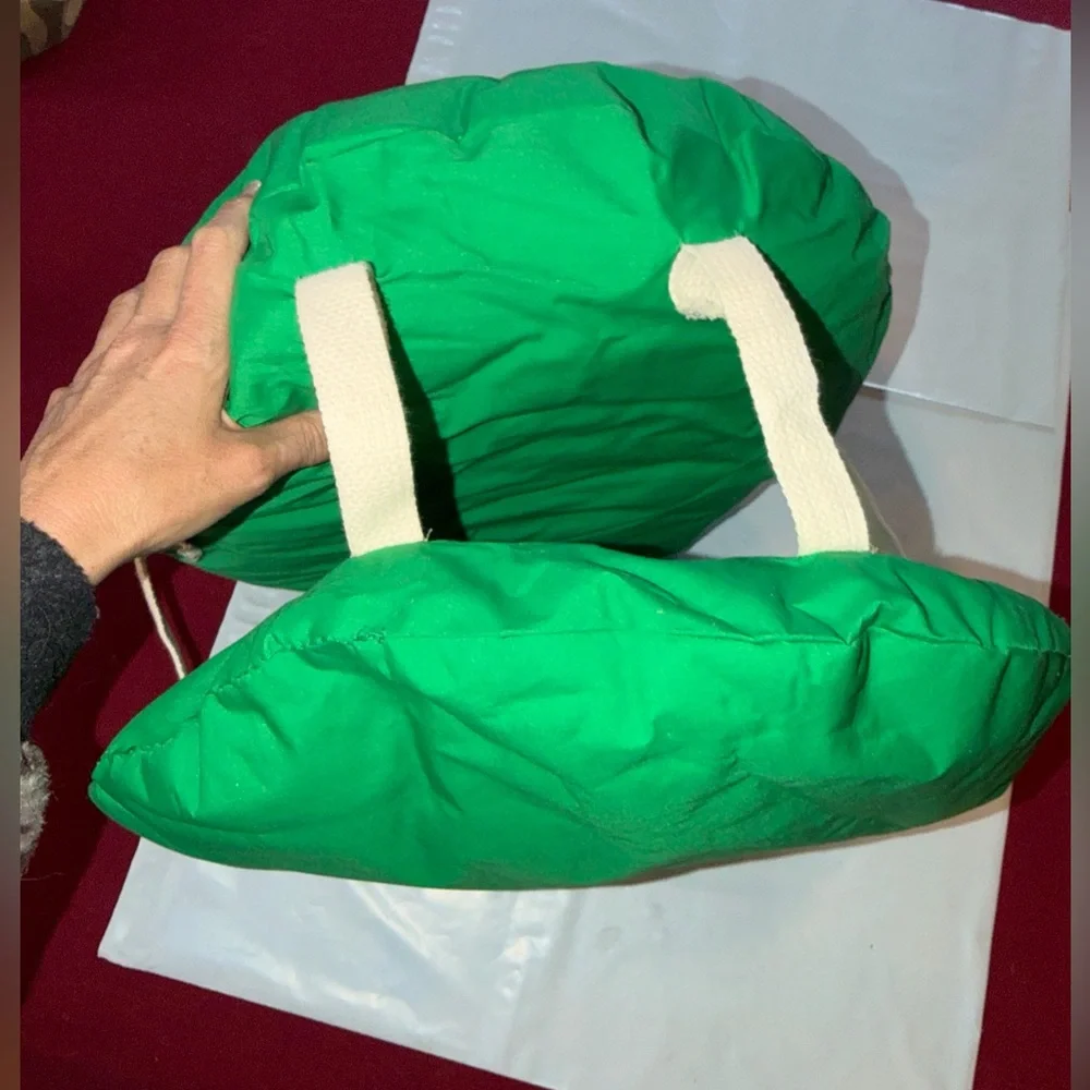 Green M&M Costume Toddler Or Child Size Pullover Candy Pillows Handmade VINTAGE - Picture 11 of 13